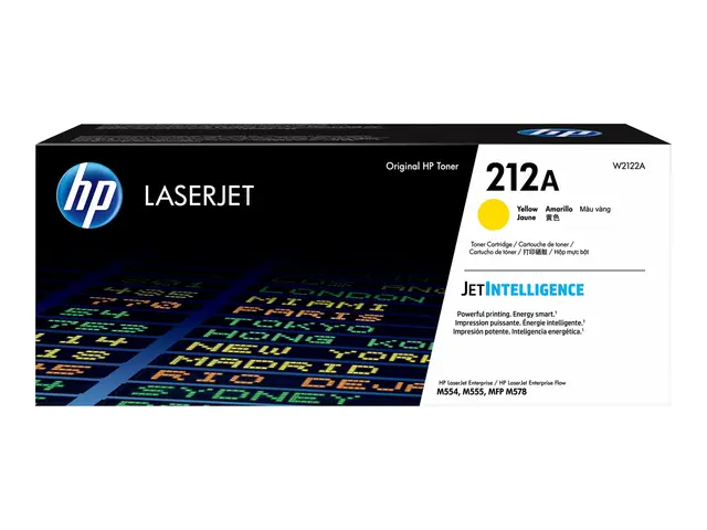 HP 212A - Gul original LaserJet tonerpatron (W2122A) for Color Ent...
