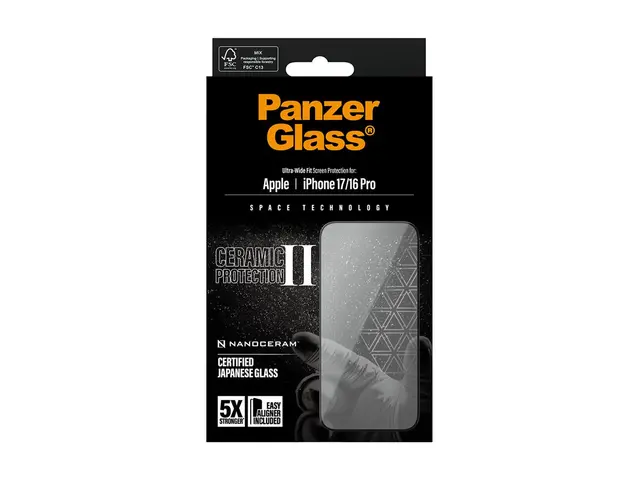 PanzerGlass Ceramic Protection II - Skjermbeskyttelse for mobiltel...