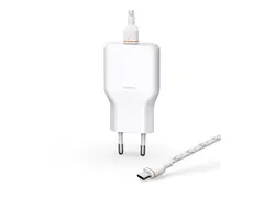 Unisynk - Str&#248;madapter - slank, sett, G3 (USB-C-kabel) - 36 watt - USB BC 1.2, PD 2.0, PD 3.0 (24 pin USB-C) - hvit