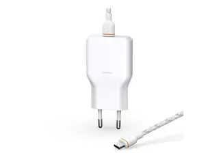Unisynk - Str&#248;madapter - slank, sett, G3 (USB-C-kabel) - 36 watt - USB BC 1.2, PD 2.0, PD 3.0 (24 pin USB-C) - hvit