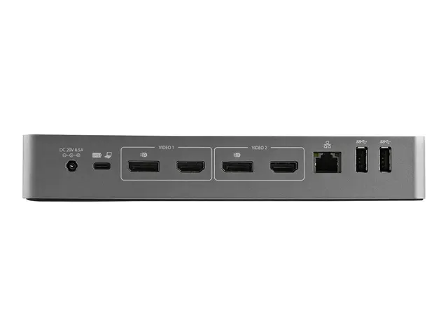 StarTech.com USB-C & USB-A Dock, Hybrid Universal Laptop Docking S...