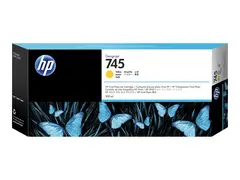 HP 745 - 300 ml - høykapasitets - gul - original DesignJet - blekkpatron - for DesignJet Z2600 PostScript, Z5600 PostScript