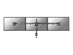 Neomounts FPMA-D550D3 - Monteringssett - full bevegelse for 3 LCD-skjermer - st&#229;l - svart - skjermst&#248;rrelse: 10&quot;-27&quot; - klemmemonterbar, malje, skrivebordsmonterbar