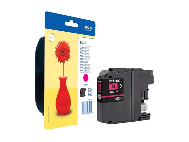 Brother LC121M - Magenta original blekkpatron for DCP-J100, DCP-J1...