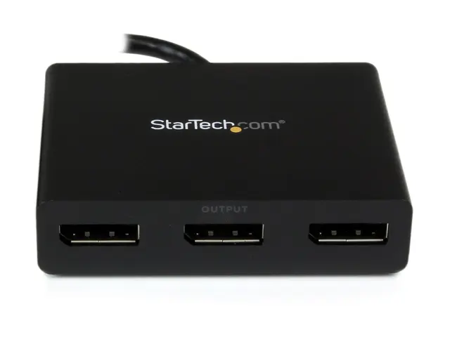StarTech.com 3-Port Multi Monitor Adapter, DisplayPort 1.2 MST Hub...