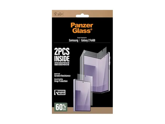 PanzerGlass - Skjermbeskyttelsespakke for mobiltelefon - classic f...