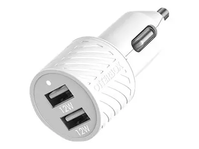 OtterBox Standard - Bilstrømadapter - 12 watt - 2.4 A - USB BC 1.2...