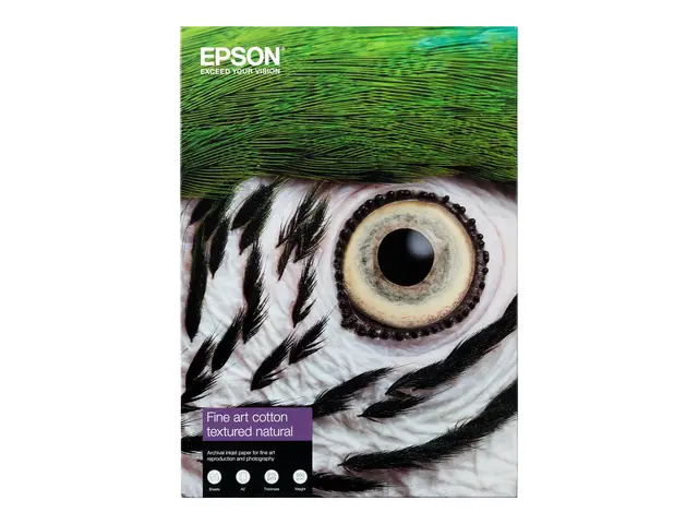Epson Fine Art II - Bomull strukturert matt 515 mikroner naturlig ...