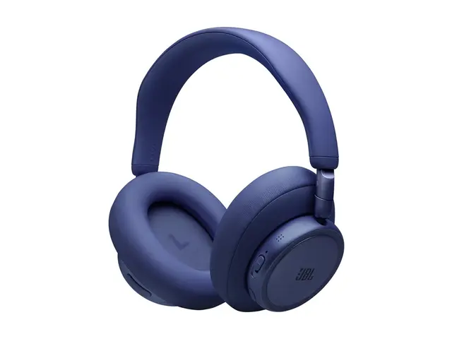 JBL LIVE 780NC - Hodetelefoner med mikrofon full størrelse - Bluetooth - trådløs, kablet - aktiv støydemping - 3,5 mm jakk - blå 
