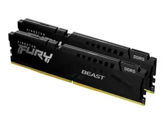 Kingston FURY Beast - DDR5 - sett 64 GB: 2 x 32 GB - DIMM 288-pin - 5200 MHz / PC5-41600 - CL38 - 1.25 V - ikke-bufret - on-die ECC