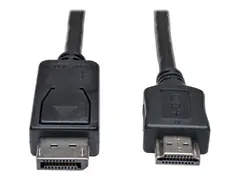 Eaton Tripp Lite Series DisplayPort to HDMI Adapter Cable (M/M), 3 ft. (0.9 m) Adapterkabel - DisplayPort hann til HDMI hann - 91 cm - svart