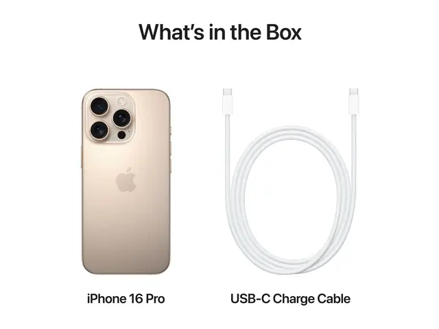 Apple iPhone 16 Pro - Ørken titanium - 256 GB TN 