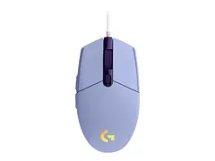Logitech Gaming Mouse G203 LIGHTSYNC - Mus optisk - 6 knapper - kablet - USB - lilla - for Komplett Epic Gaming PC a125