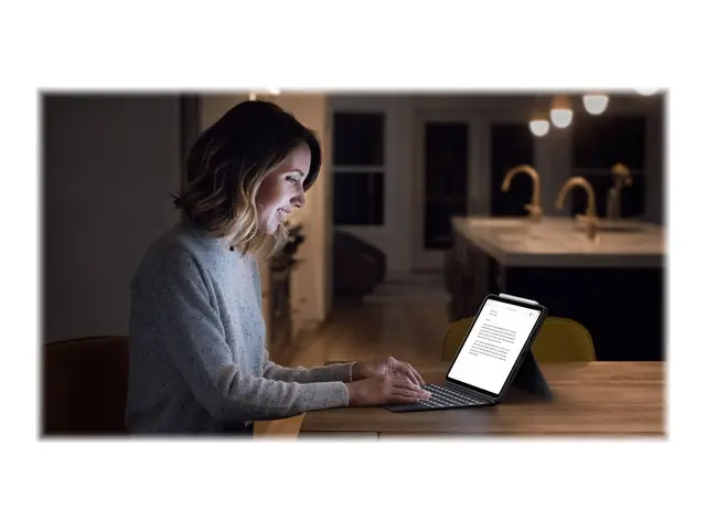 Logitech Combo Touch - Tastatur og folioveske - med styrepute - ba...