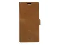 dbramante1928 Copenhagen Slim - Lommebok for mobiltelefon helnarvet lær - gyllenbrun - for Samsung Galaxy S22 Ultra
