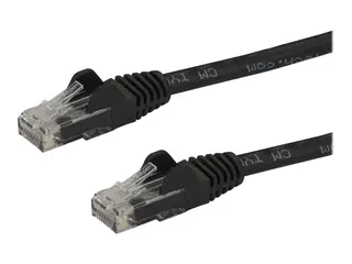 STARTECH 15 m Black Snagless Cat6 UTP Patch Cable - ETL Verified