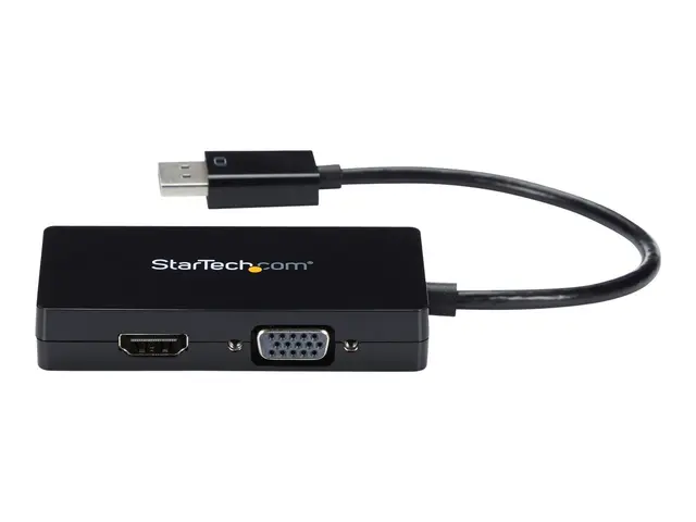 StarTech.com 3 in 1 DisplayPort Multi Video Adapter Converter - 10...