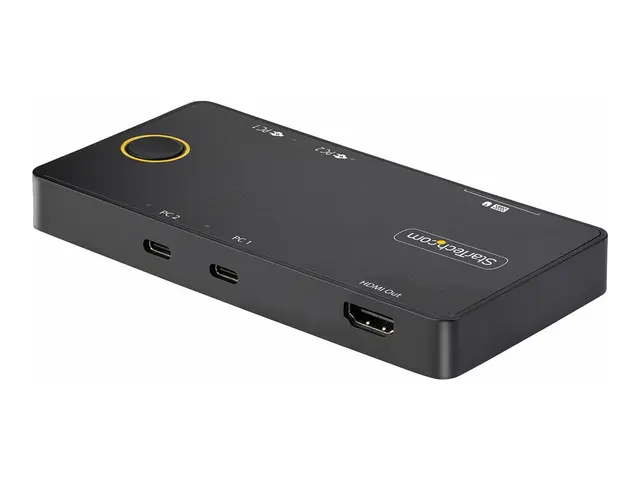 StarTech.com 2-Port USB-C KVM Switch, Single-4K 60Hz HDMI Monitor,...