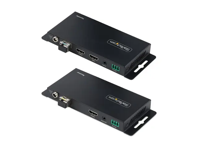 StarTech.com 4K HDMI over Fiber Extender Kit, 60Hz up to 3300ft/1k...
