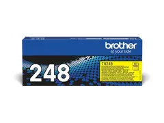 Brother TN248Y - Gul - original boks - tonerpatron - for Brother DCP-L3515, L3520, L3555, L3560, HL-L3220, L3240, MFC-L3740, L3760, L8340, L8390