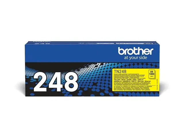 Brother TN248Y - Gul original boks tonerpatron for DCP-L3515, L352...