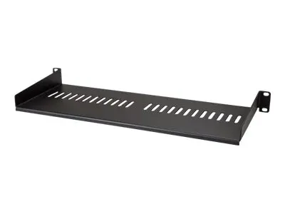 Startech 1U Vented Server Rack Cabinet Shelf, 7in Deep Fixed Canti...