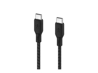 Belkin BoostCharge - USB-kabel - USB-C (hann) til USB-C (hann) 3 m - svart