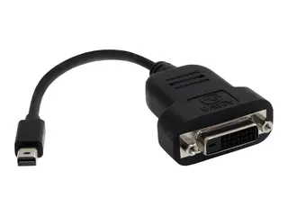 StarTech.com Mini DisplayPort to DVI Adapter 1080p - Single Link - Active - Mini DP (Thunderbolt) to DVI Monitor Adapter (MDP2DVIS) - DVI-adapter - dobbeltlenke - Mini DisplayPort (hann) til DVI-D (hunn) - 20 cm - svart