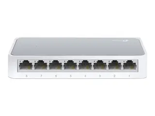 TP-Link TL-SF1008D 8-Port 10/100Mbps Desktop Switch Switch - 8 x 10/100 - stasjonær