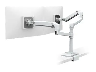 Ergotron LX - Monteringssett justerbar arm for 2 LCD-skjermer alum...