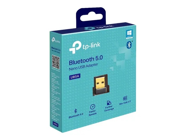 TP-Link UB5A - Nano nettverksadapter USB 2.0 Bluetooth 5.0
