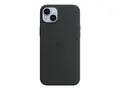 Apple - Baksidedeksel for mobiltelefon MagSafe-samsvar - silikon - midnatt - for iPhone 14 Plus