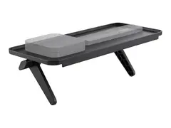 Neomounts AWL28-220BL1 - Hylle - for medieboks svart - på flatpanel