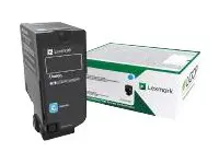 Lexmark - Cyan - original - tonerpatron LRP - for Lexmark CS827de,...