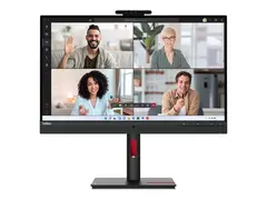 Lenovo ThinkVision T27hv-30 - LED-skjerm 27&quot; - 2560 x 1440 QHD - IPS - 300 cd/m&#178; - 1000:1 - 4 ms - HDMI, DisplayPort, USB-C - h&#248;yttalere - ravnsort