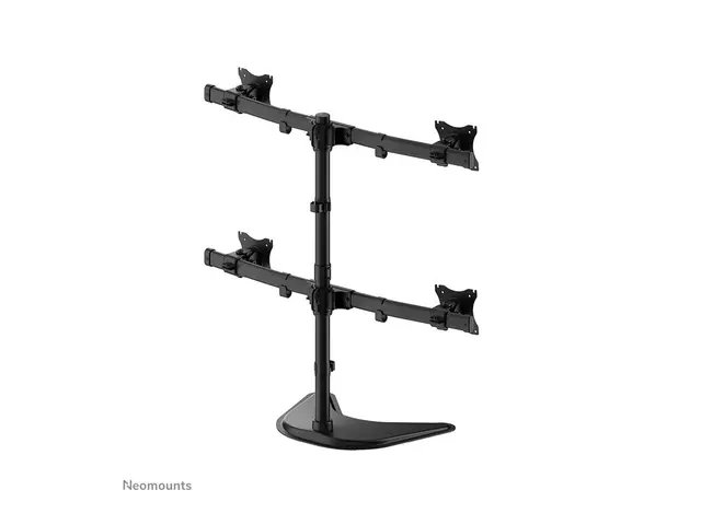 Neomounts NM-D335D4 - Stativ full bevegelse for 4 LCD-skjermer sva...