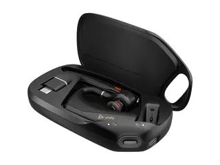 Poly Voyager Legend 50-M UC - Hodesett - i &#248;ret Bluetooth - tr&#229;dl&#248;s - USB-C via Bluetooth-adapter - svart - UC-sertifisert, Certified for Microsoft Teams
