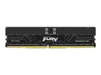 Kingston FURY Renegade Pro - DDR5 sett - 64 GB: 4 x 16 GB - DIMM 288-pin - 4800 MT/s / PC5-38400 - CL36 - 1.1 V - registrert - on-die ECC - svart