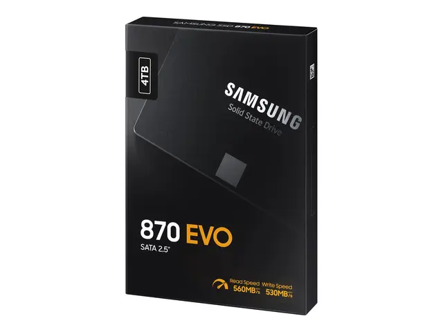 Samsung 870 EVO MZ-77E4T0B - SSD kryptert 4 TB intern 2.5" SATA 6G...