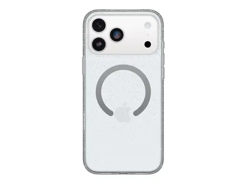 OtterBox Symmetry Series Clear Baksidedeksel for mobiltelefon - MagSafe-samsvar - polykarbonat, termoplastisk elastomer (TPE) - stjernest&#248;v 4.0 (klar) - for Apple iPhone 17 Pro Max