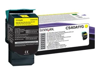 Lexmark - Gul - original - tonerpatron LCCP, LRP for Lexmark C540, C543, C544, C546, X543, X544, X546, X548