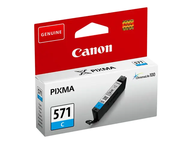 Canon CLI-571C - 7 ml - cyan - original - blekkbeholder - for PIXM...