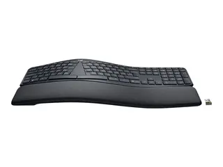 Logitech Ergo Series ERGO K860 for Business Tastatur - full size - tr&#229;dl&#248;s - 2.4 GHz, Bluetooth 5.0 LE - QWERTY - Pan Nordic - grafitt
