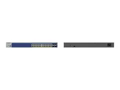 NETGEAR Smart GS728TXUP - V3 - switch L3 Lite - smart - 24 x 10/100/1000 (PoE++) + 4 x 10 Gigabit SFP+ - stasjonær, rackmonterbar - PoE++