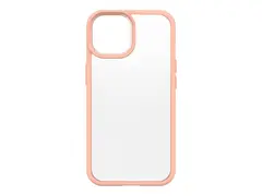 OtterBox React Series - Baksidedeksel for mobiltelefon syntetisk gummi, polykarbonat - ferskenperfekt (fersken) - for Apple iPhone 15