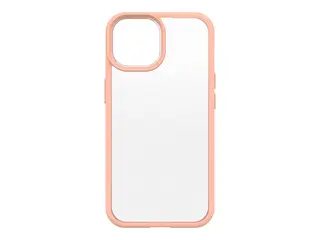 OtterBox React Series - Baksidedeksel for mobiltelefon syntetisk gummi, polykarbonat - ferskenperfekt (fersken) - for Apple iPhone 15