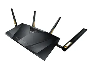 ASUS RT-AX88U - Tr&#229;dl&#248;s ruter 8-portssvitsj 1GbE - Wi-Fi 6 - Dobbeltb&#229;nd