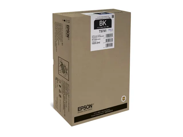 Epson T9741 - XXL-størrelse svart original blekkpakke for WorkForc...