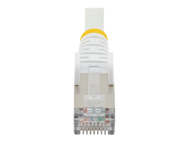 StarTech.com 1m CAT6a Ethernet Cable - White Low Smoke Zero Haloge...