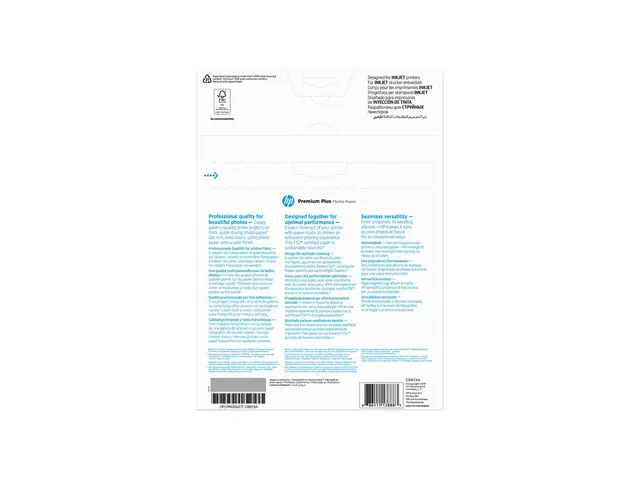 HP Premium Plus Photo Paper - Halvblank A4 (210 x 297 mm) 300 g/m²...
